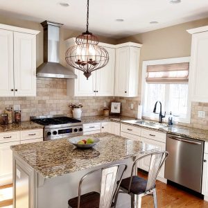 Luxury Kitchen with granite countertops. - Clean Cut Painting - Clean Cut Painting Luxury Kitchen with granite countertops.